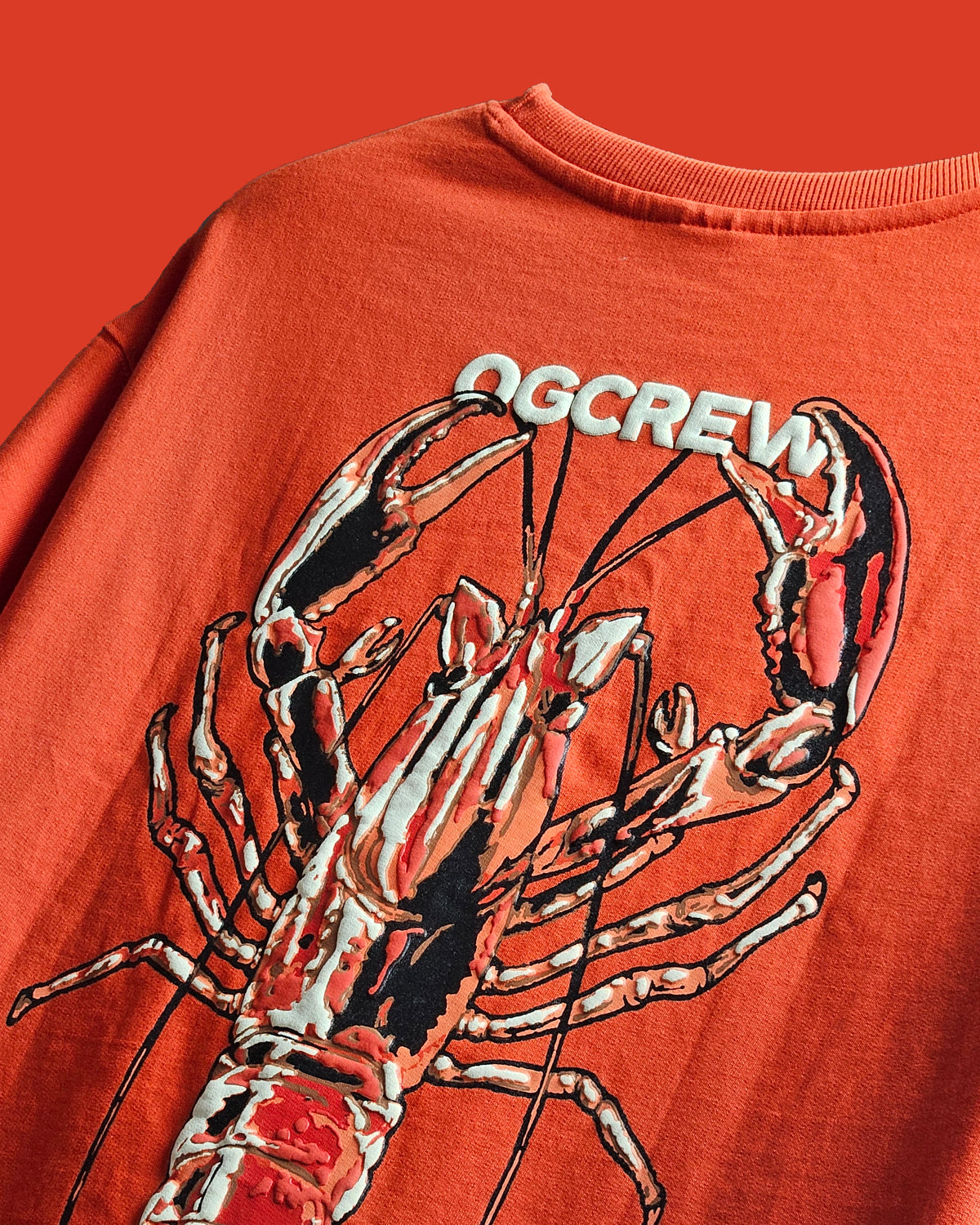 ORANGE LOBSTERS T-SHIRT