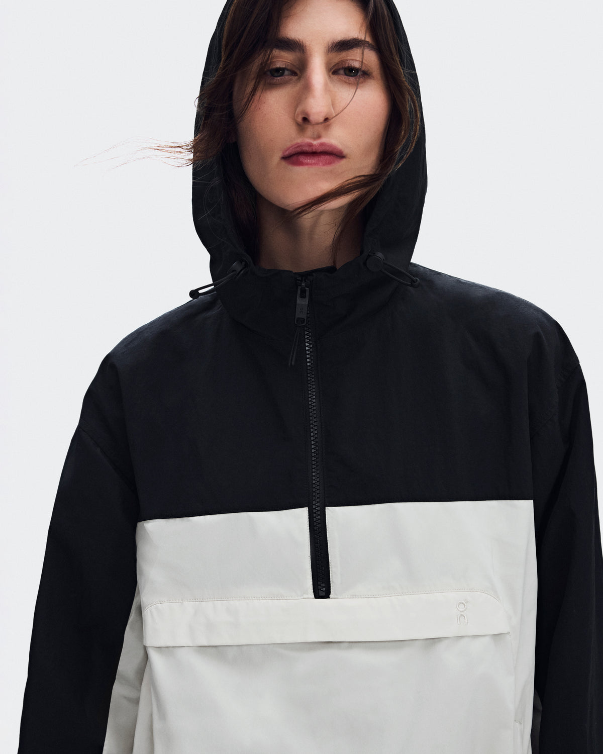 On Half-Zip Anorak Black (Women'S)