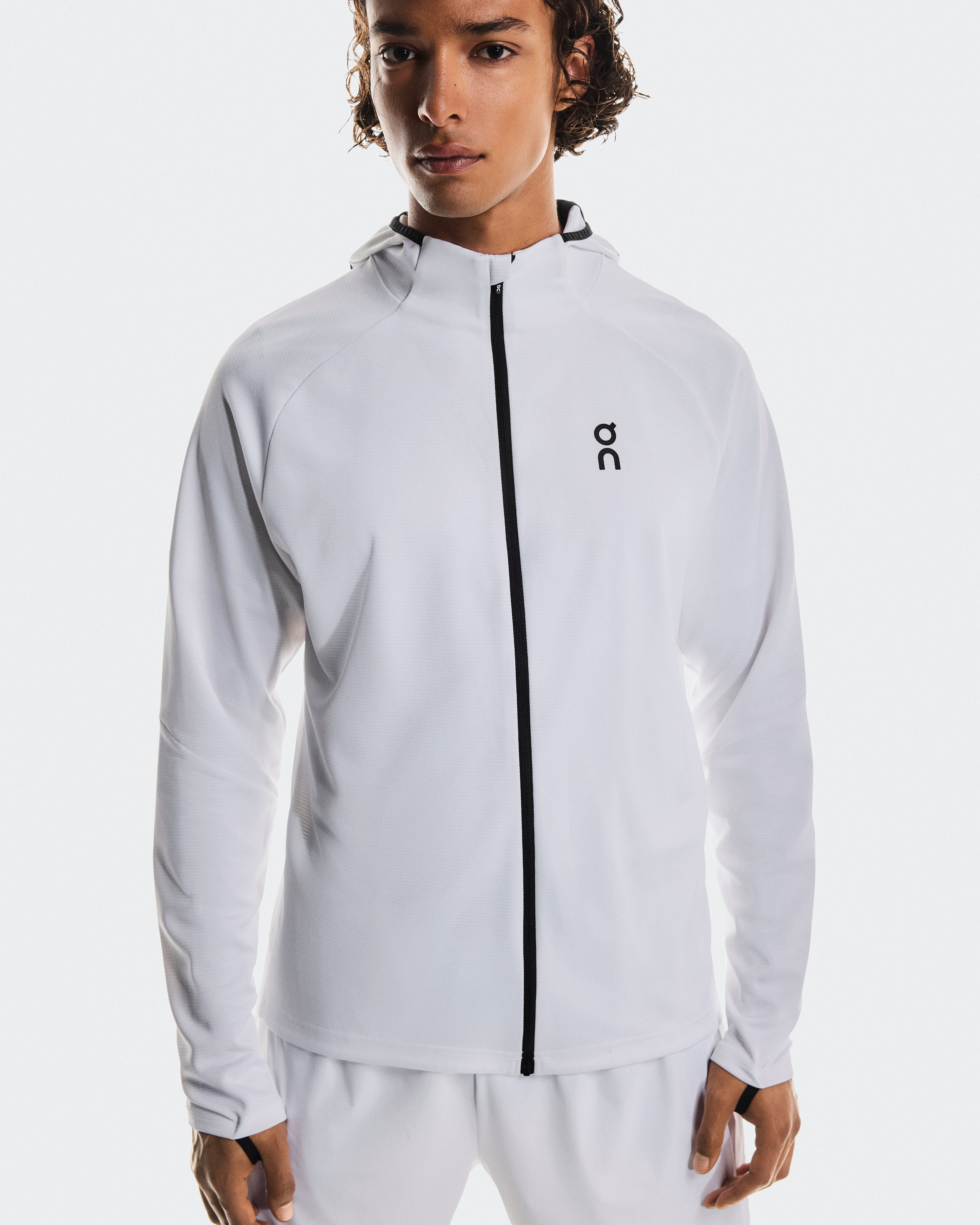 On Climate Zip Hoodie White