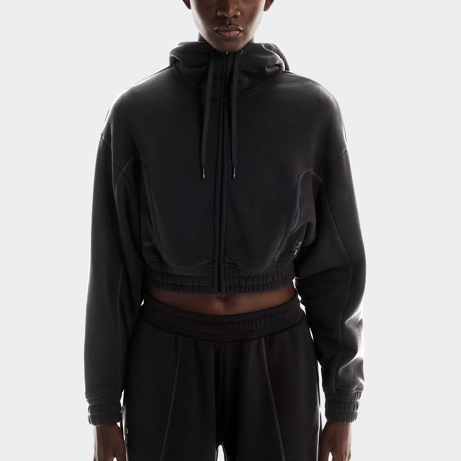 On Club Cropped Hoodie Fka Black (Women'S)
