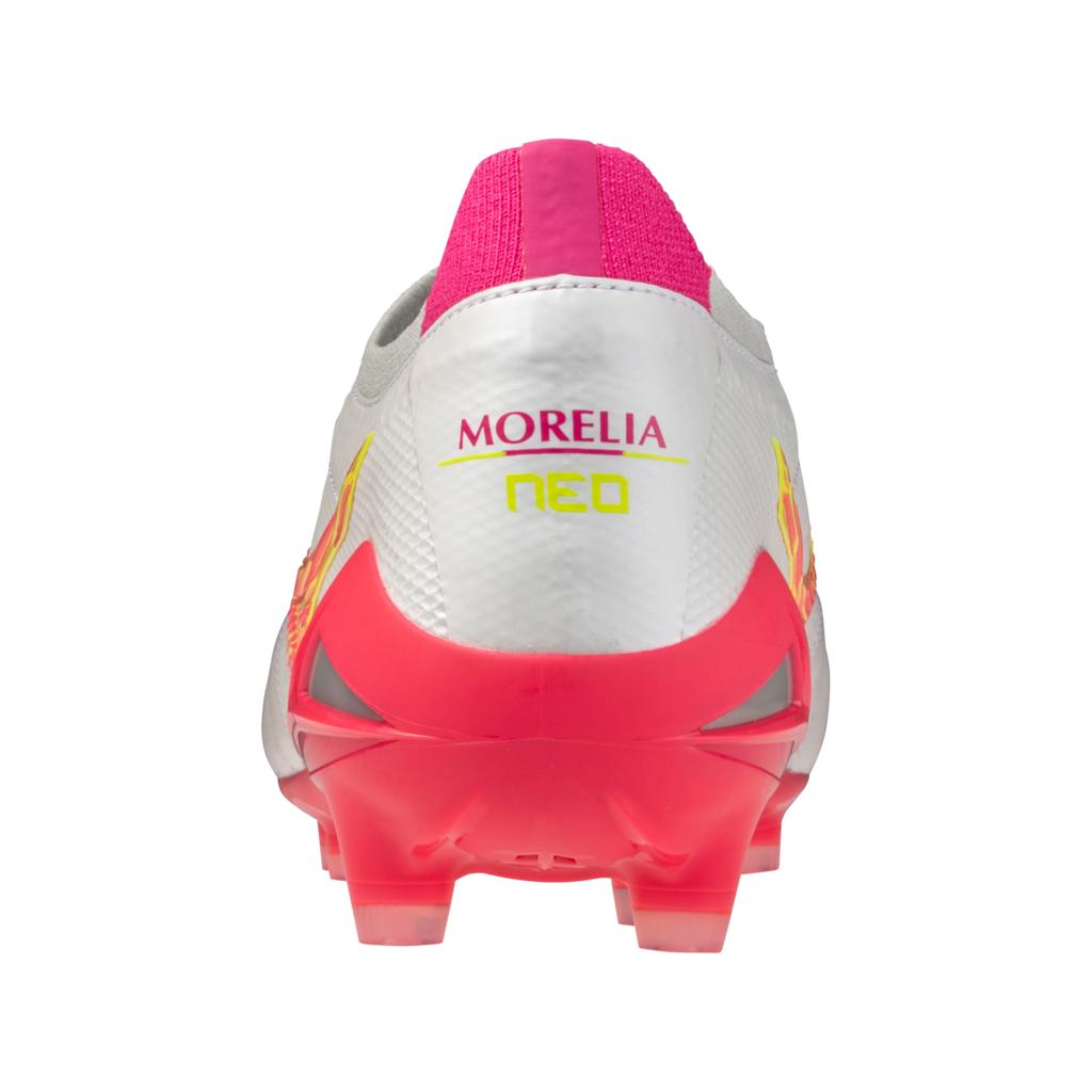 Mizuno Morelia Neo Iv Beta Fg Firm Ground Made In Japan Kl Soccer Cleat White Pink Tetra