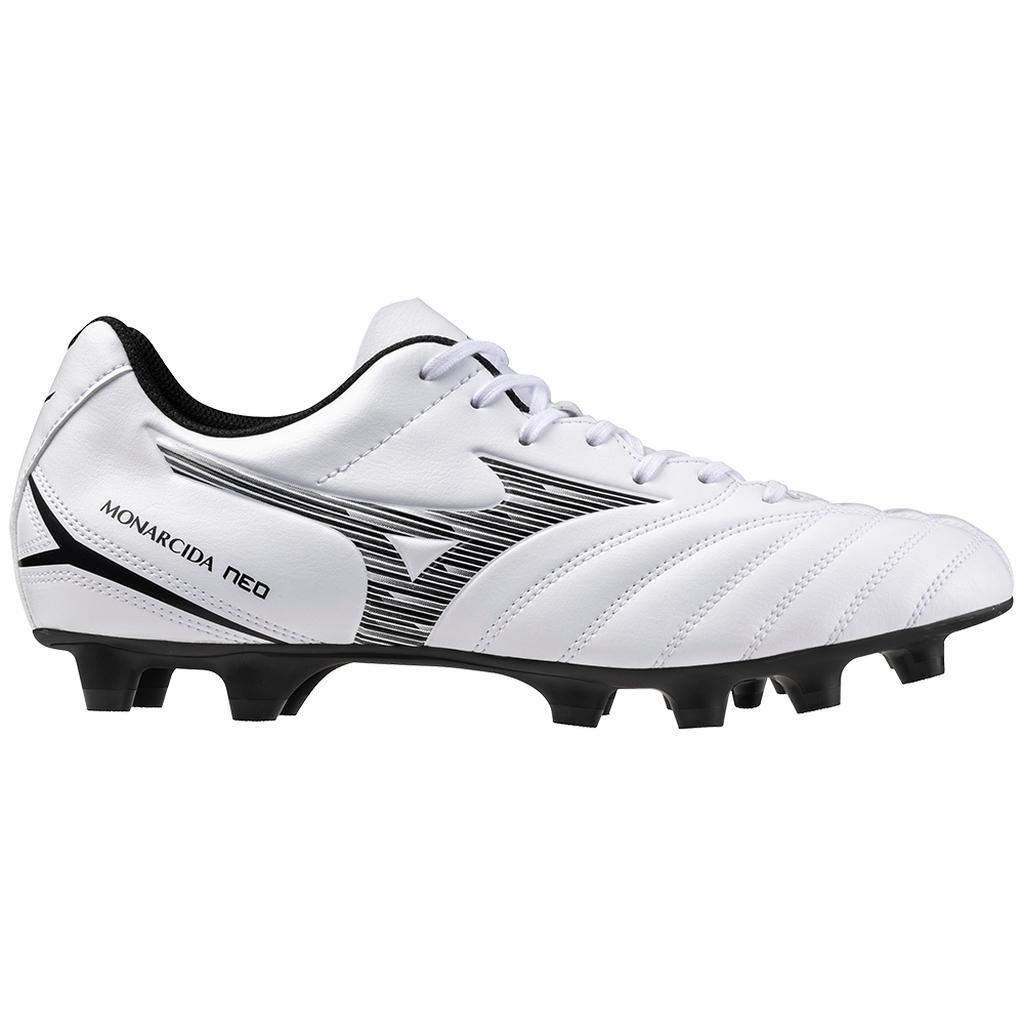 Mizuno Monarcida Neo Iii Select Fg Firm Ground Soccer Cleat White Black