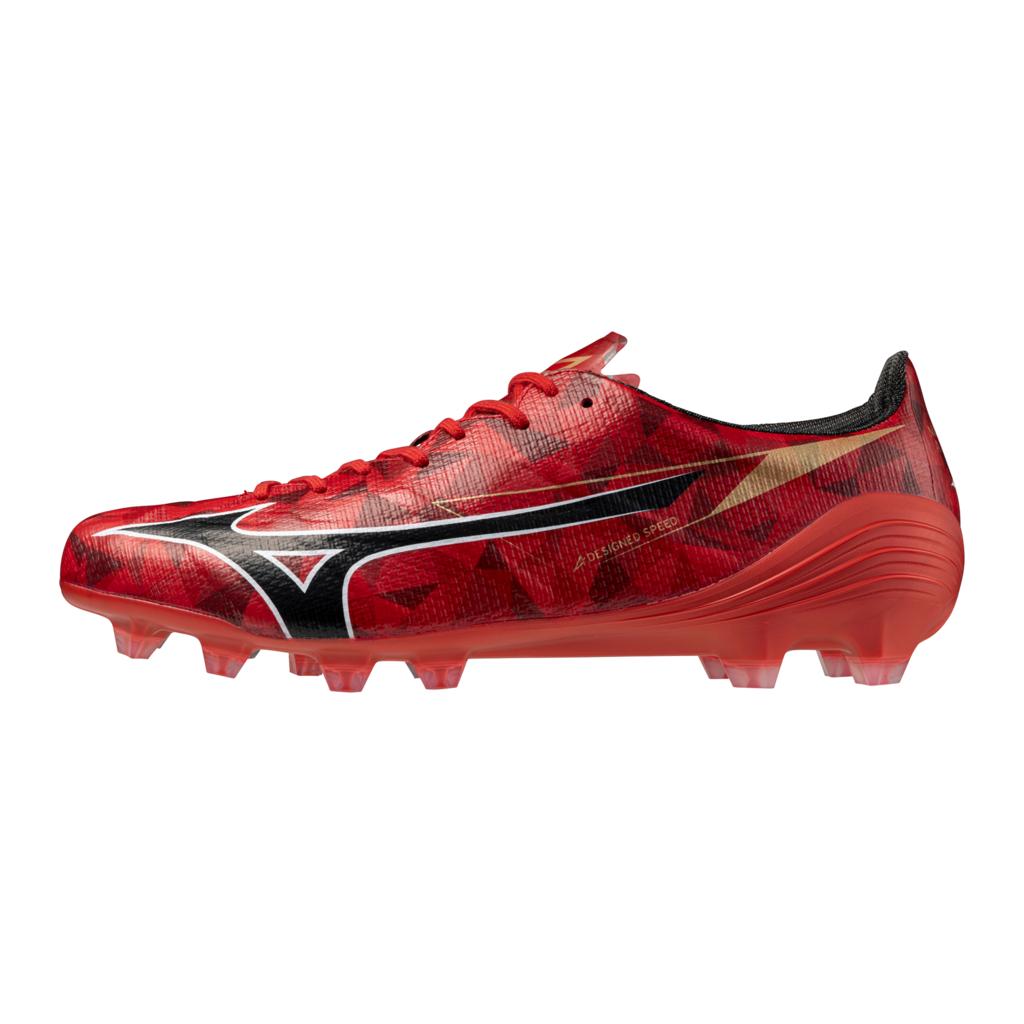 Mizuno Alpha Ii Japan Fg Firm Ground Made In Soccer Cleat Red Black