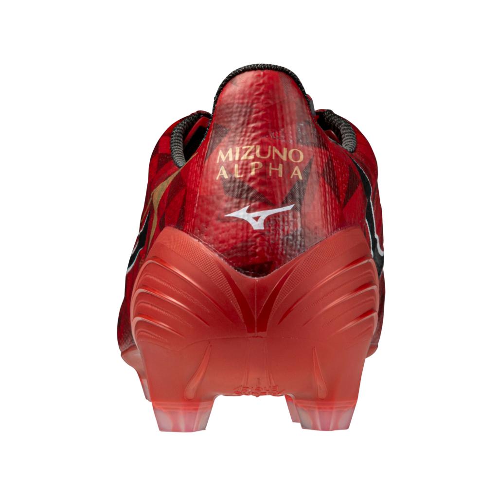 Mizuno Alpha Ii Japan Fg Firm Ground Made In Soccer Cleat Red Black