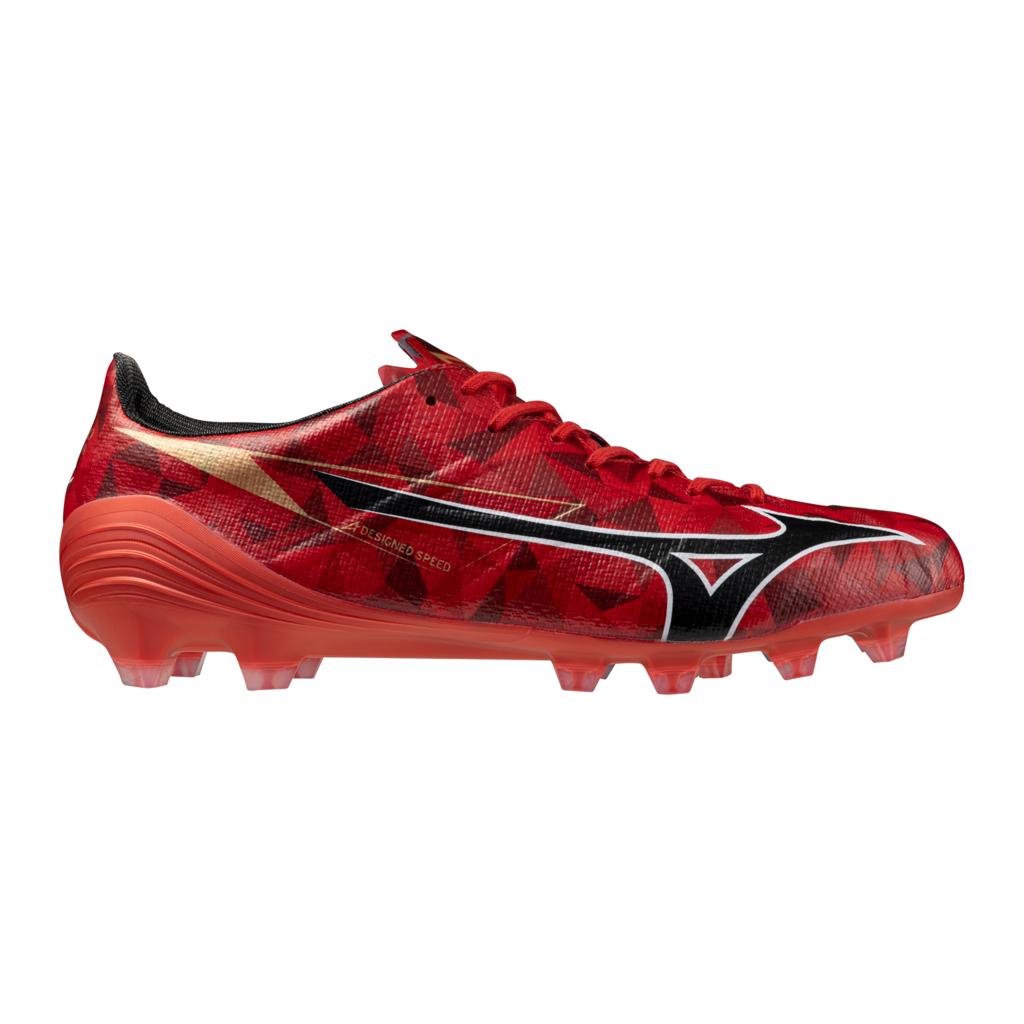 Mizuno Alpha Ii Japan Fg Firm Ground Made In Soccer Cleat Red Black
