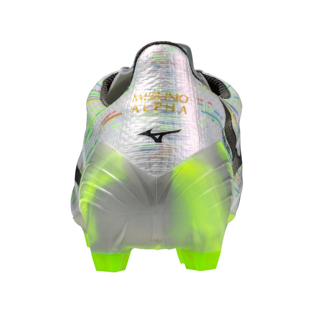 Mizuno Alpha Ii Elite Fg Firm Ground Soccer Cleat White Neon Green