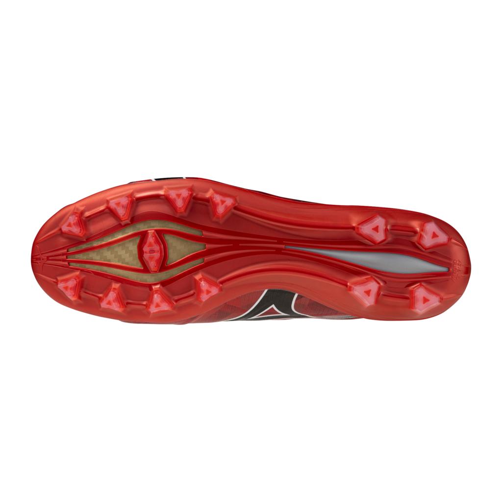 Mizuno Alpha Ii Elite Fg Firm Ground Soccer Cleat Red Black