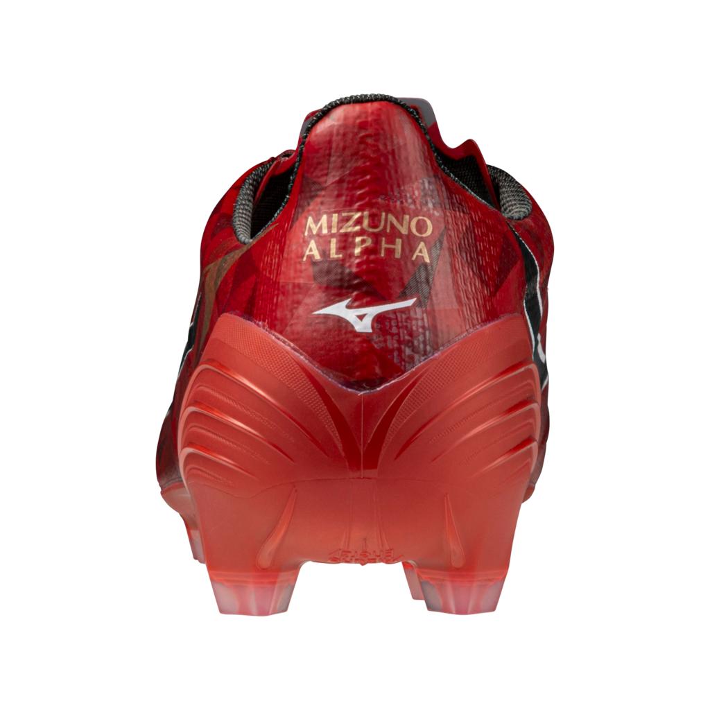 Mizuno Alpha Ii Elite Fg Firm Ground Soccer Cleat Red Black