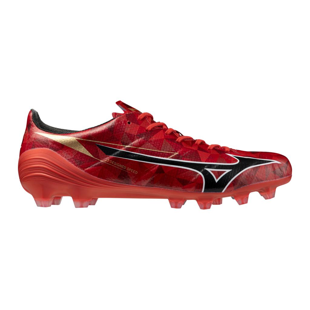 Mizuno Alpha Ii Elite Fg Firm Ground Soccer Cleat Red Black
