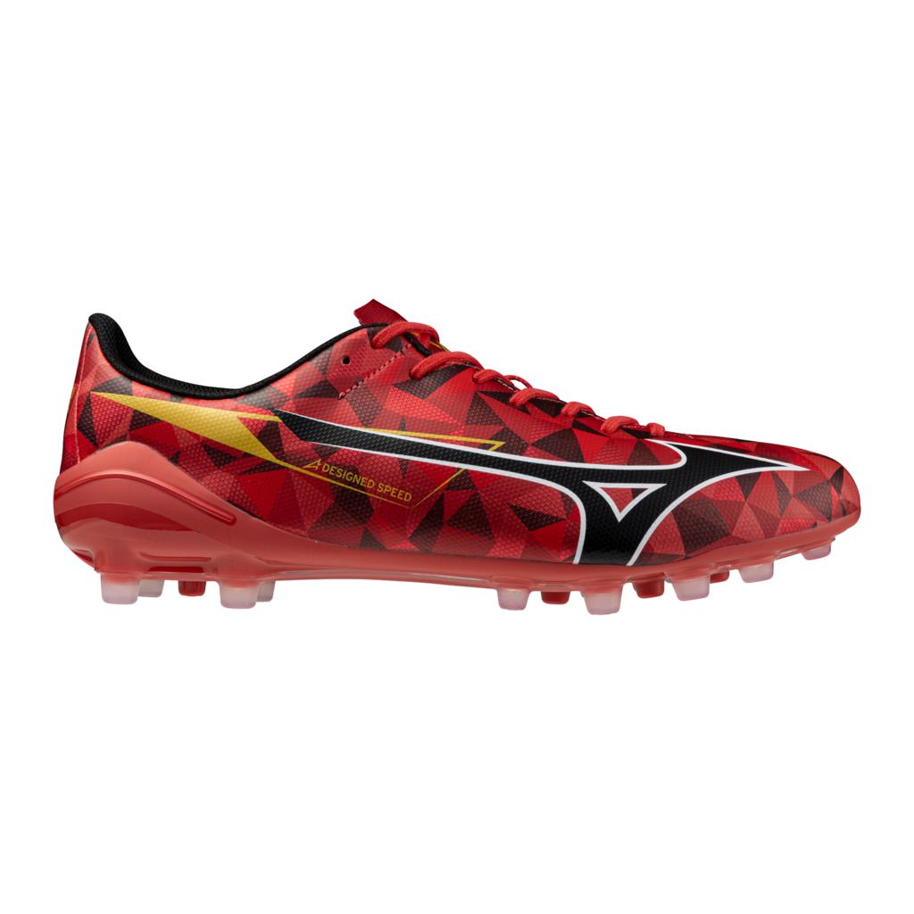 Mizuno Alpha Ii Select Ag Artificial Grass Soccer Cleat Red Black