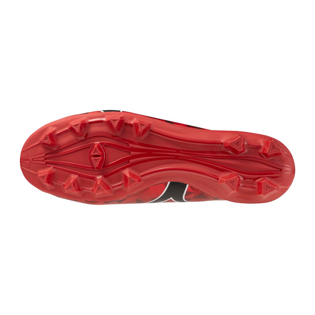 Mizuno Alpha Ii Select Fg Firm Ground Soccer Cleat Red Black