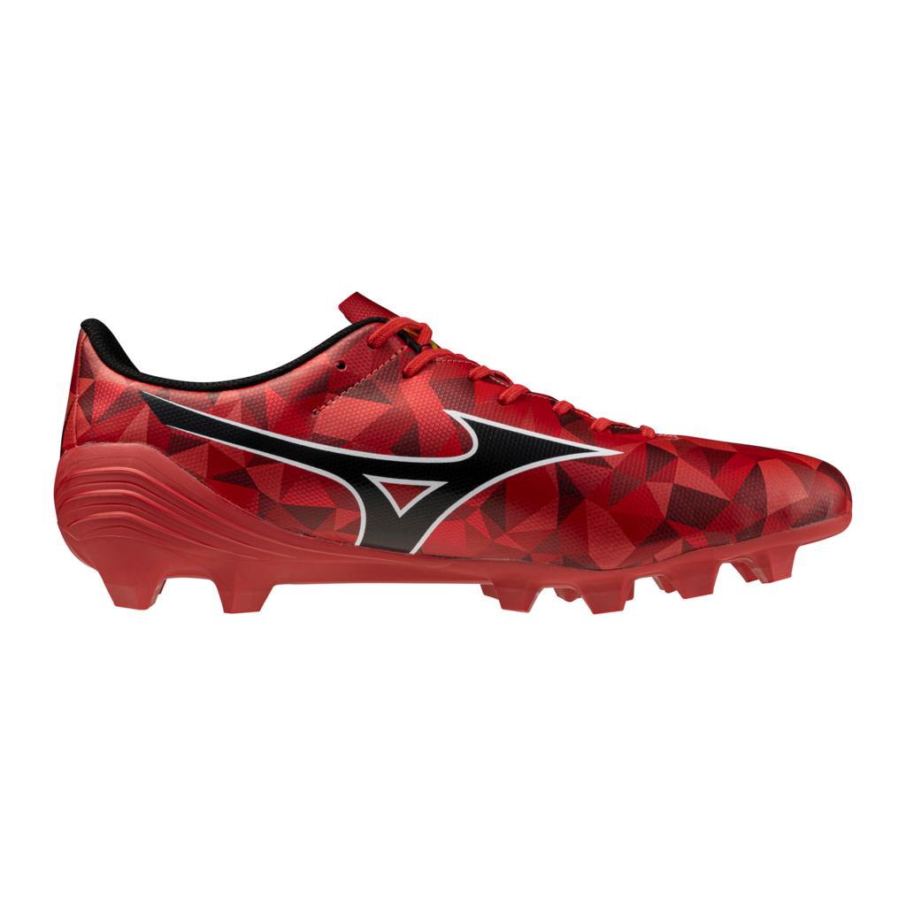 Mizuno Alpha Ii Select Fg Firm Ground Soccer Cleat Red Black
