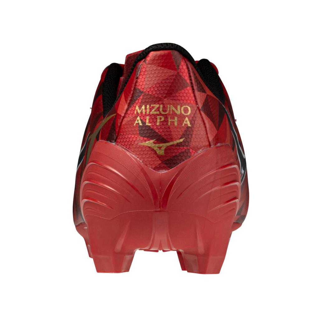 Mizuno Alpha Ii Select Fg Firm Ground Soccer Cleat Red Black