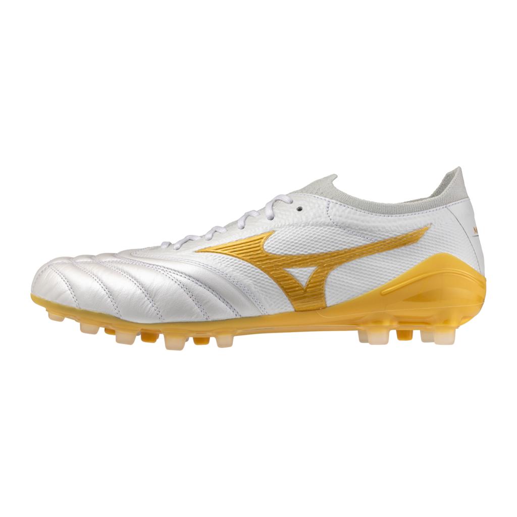 Mizuno Morelia Neo Iv Beta Ag Artificial Grass Made In Japan Kl Soccer Cleat White Gold