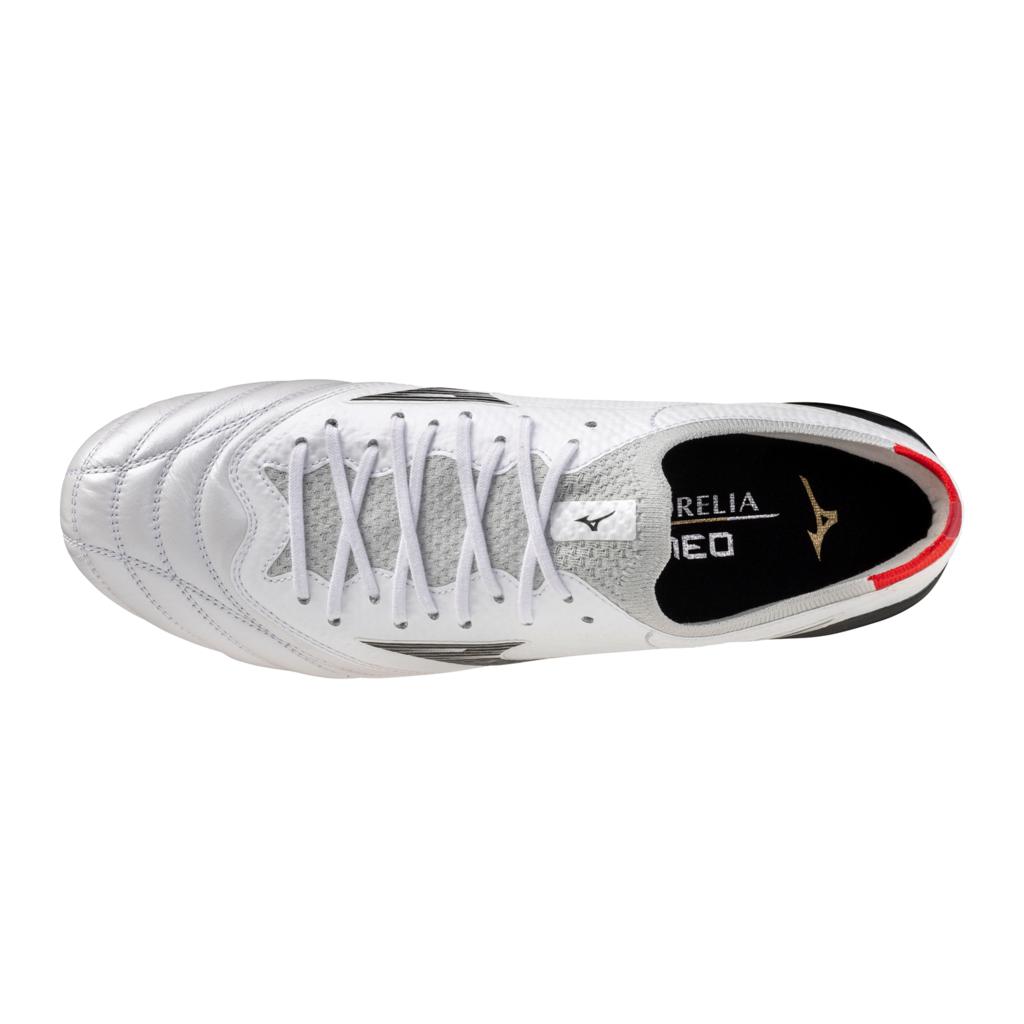 Mizuno Morelia Neo Iv Beta Elite Ag Artificial Grass Kl Soccer Cleat White Black