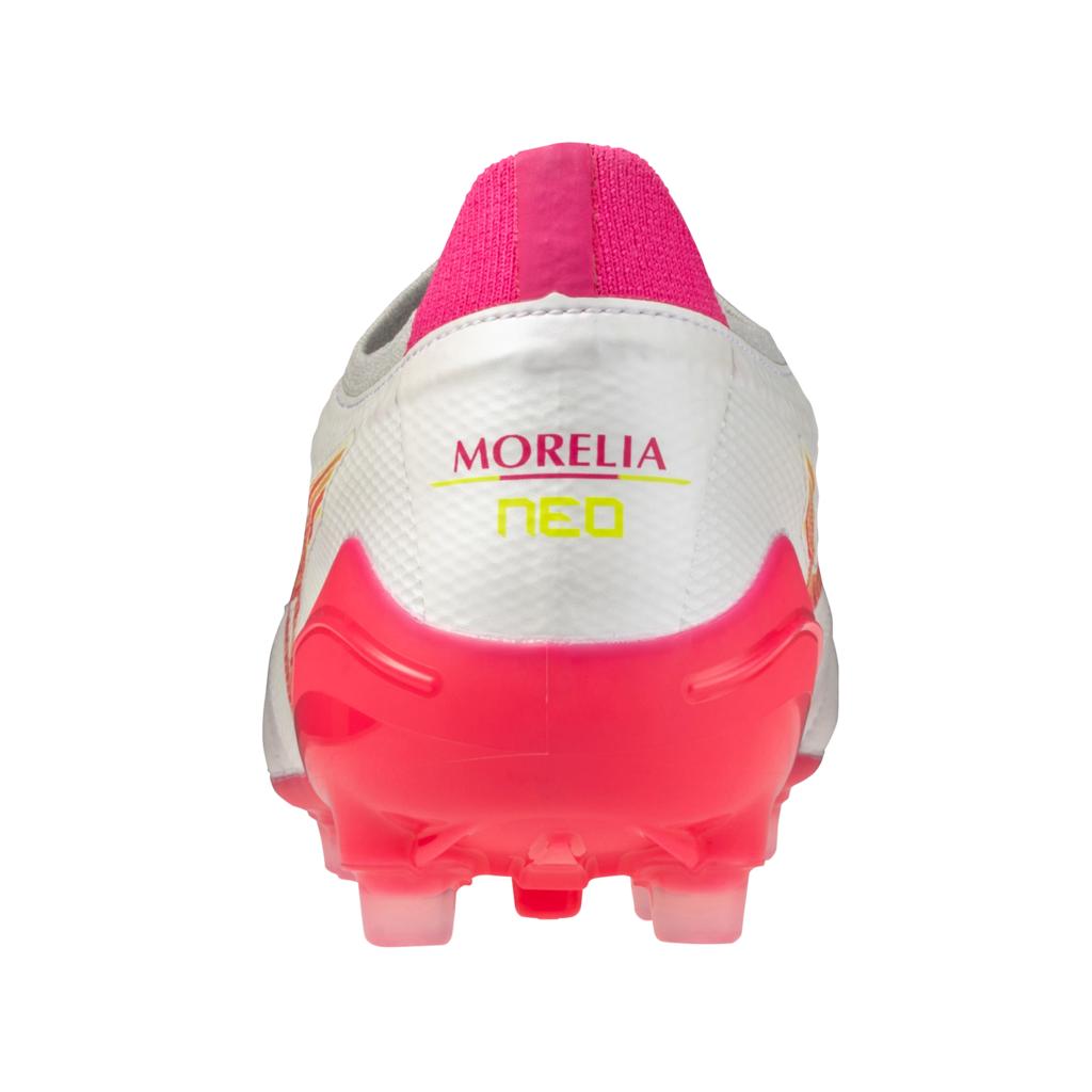 Mizuno Morelia Neo Iv Beta Elite Ag Artificial Grass Kl Soccer Cleat White Pink Tetra