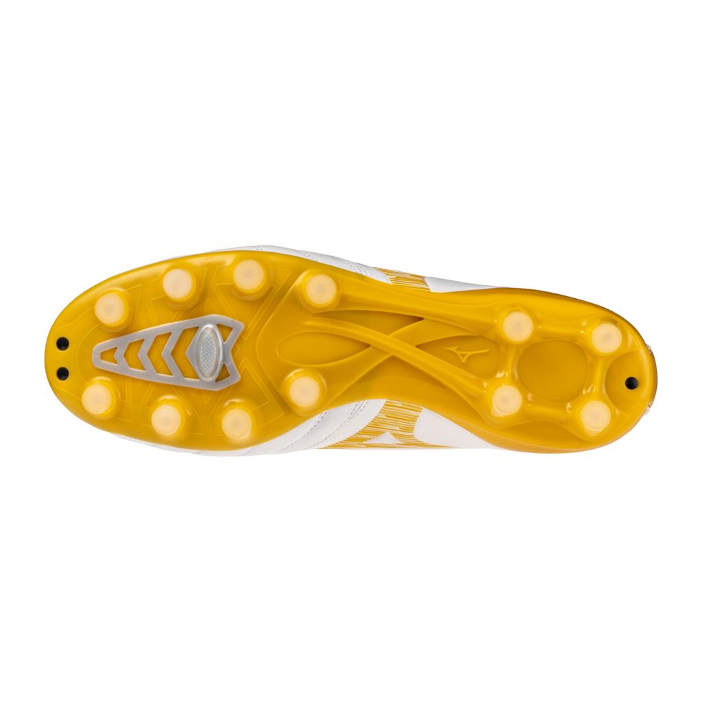 Mizuno Morelia Neo Iv Pro Fg Firm Kl Ground Soccer Cleat White Gold