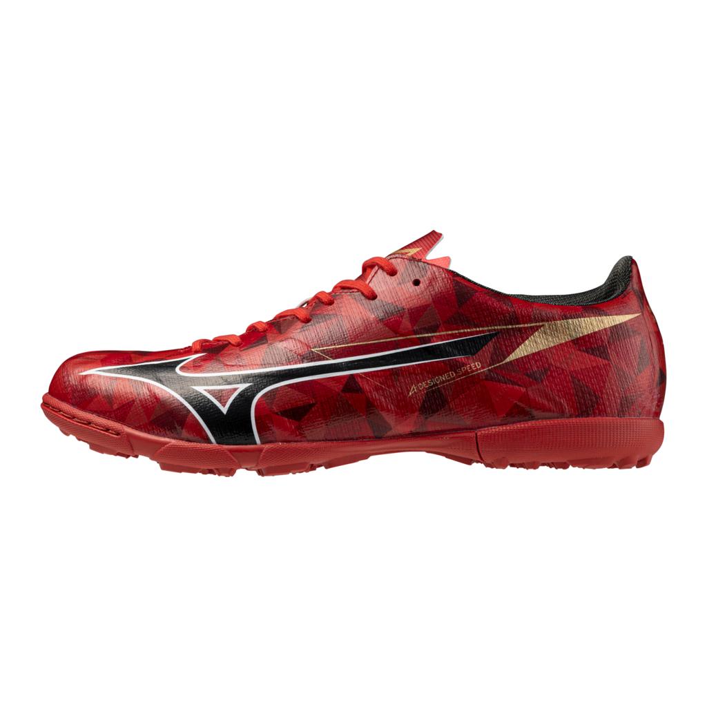 Mizuno Alpha Ii Pro All Surface Turf Soccer Shoe Red Black