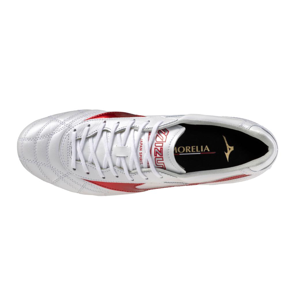 Mizuno Morelia Ii Kl Made In Japan Ag Artificial Grass Soccer Cleat White Red