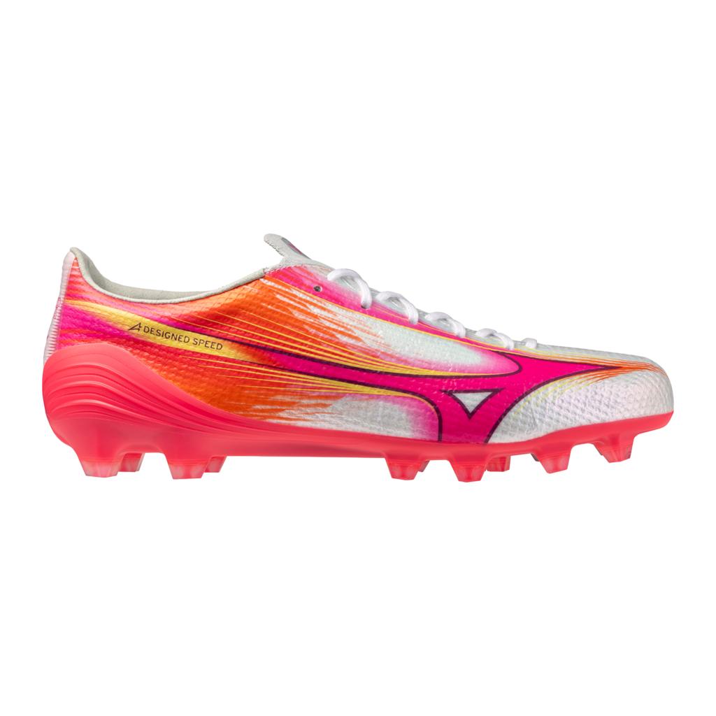 Mizuno Alpha Iii Japan Made In Fg Firm Ground Soccer Cleat White Fuchsia Purple