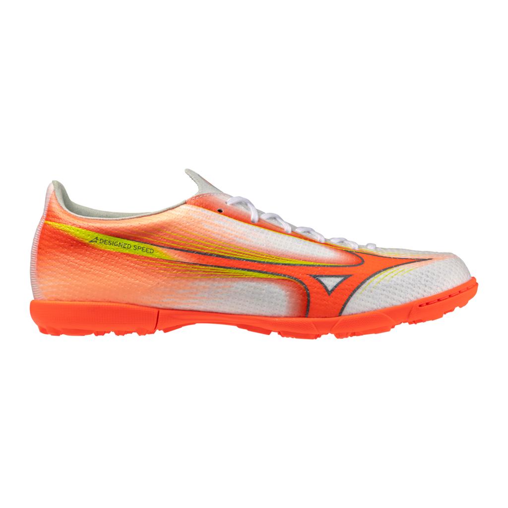 Mizuno Alpha Iii Pro All Surface Turf Soccer Shoe White Lava Orange