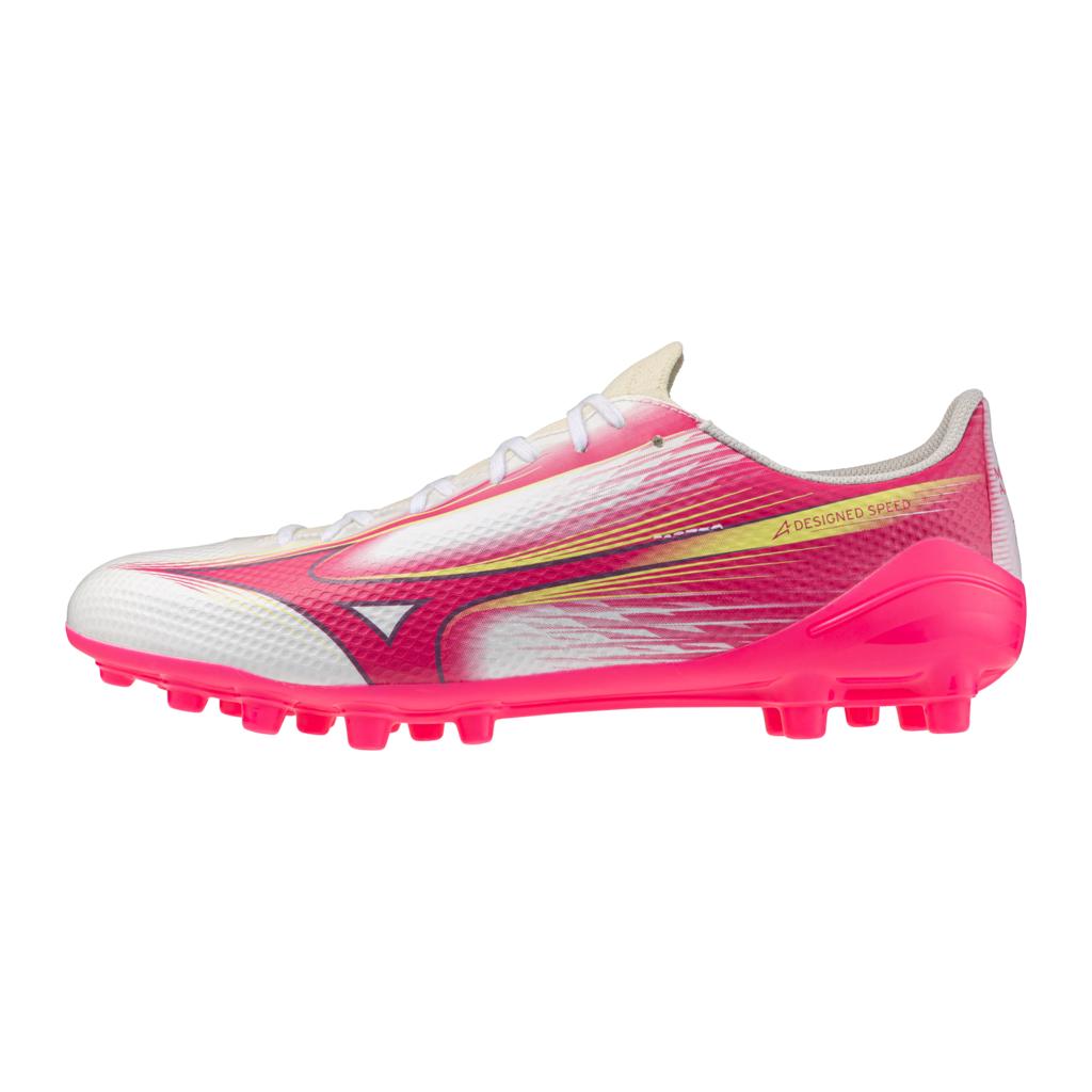 Mizuno Alpha Iii Select Ag Artificial Grass Soccer Cleat White Fuchsia Purple