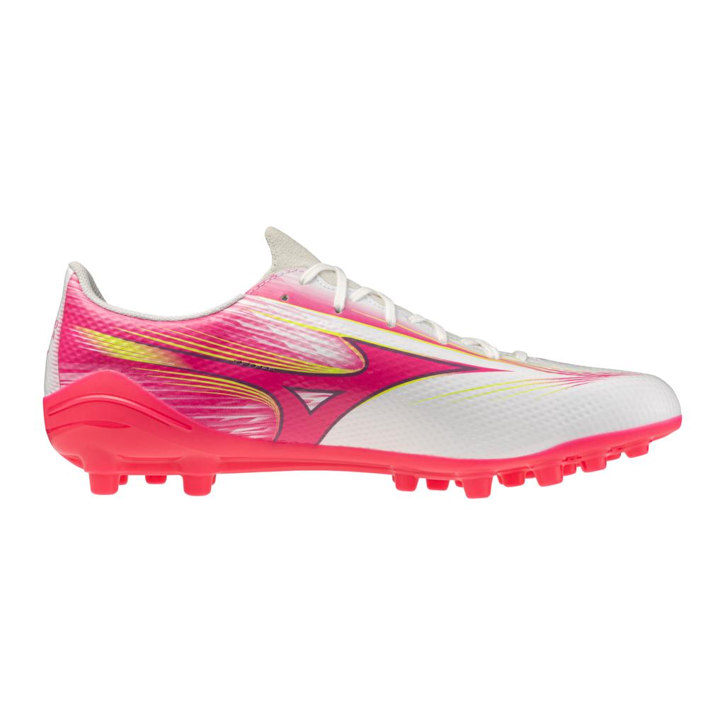Mizuno Alpha Iii Select Ag Artificial Grass Soccer Cleat White Fuchsia Purple