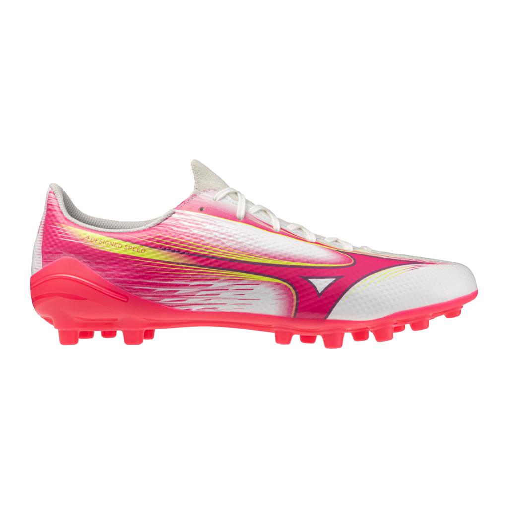 Mizuno Alpha Iii Select Ag Artificial Grass Soccer Cleat White Fuchsia Purple