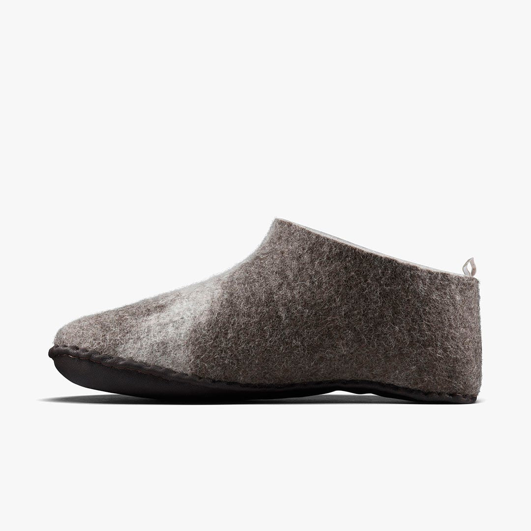 Vivobarefoot Mim Felt Slipper Ii Unisex Falcon