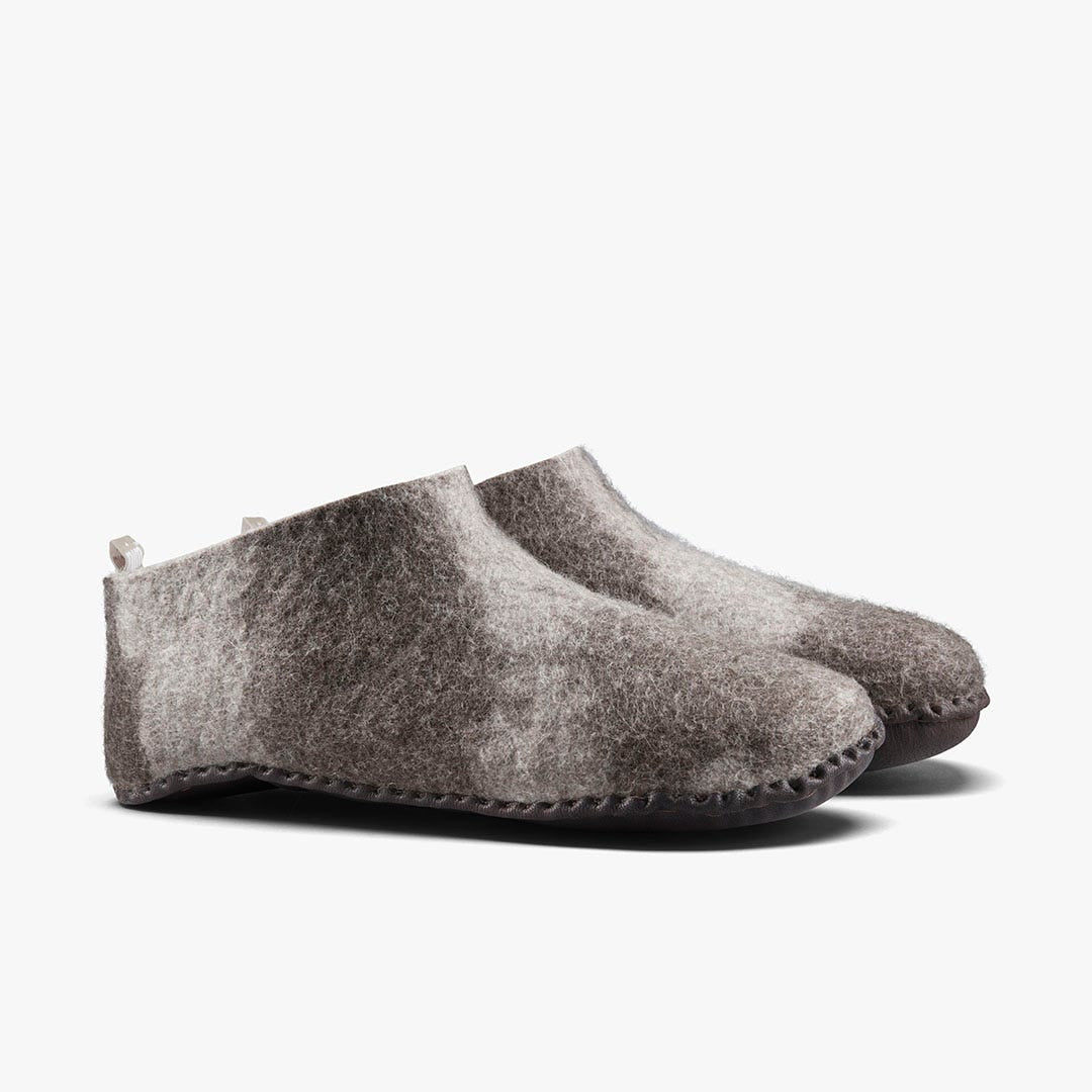 Vivobarefoot Mim Felt Slipper Ii Unisex Falcon