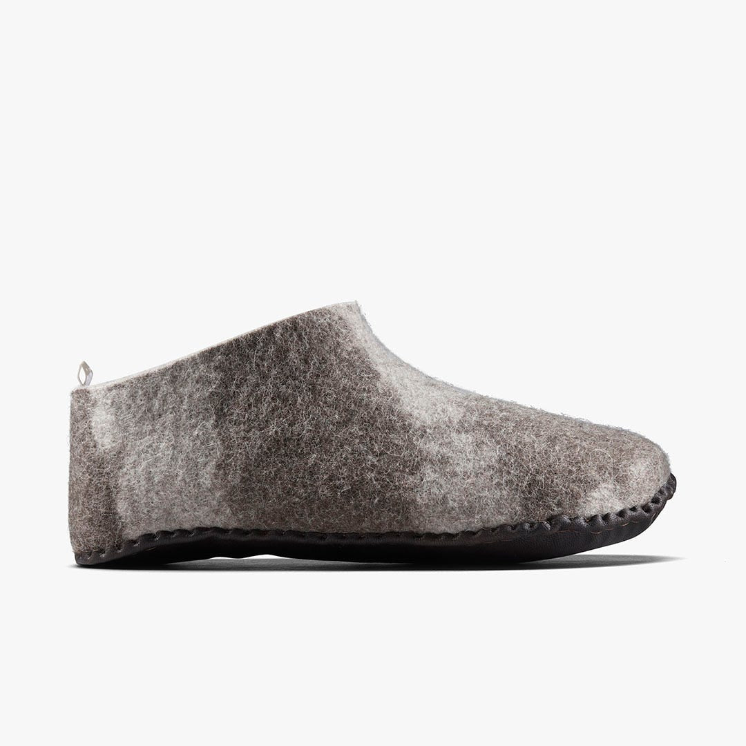 Vivobarefoot Mim Felt Slipper Ii Unisex Falcon