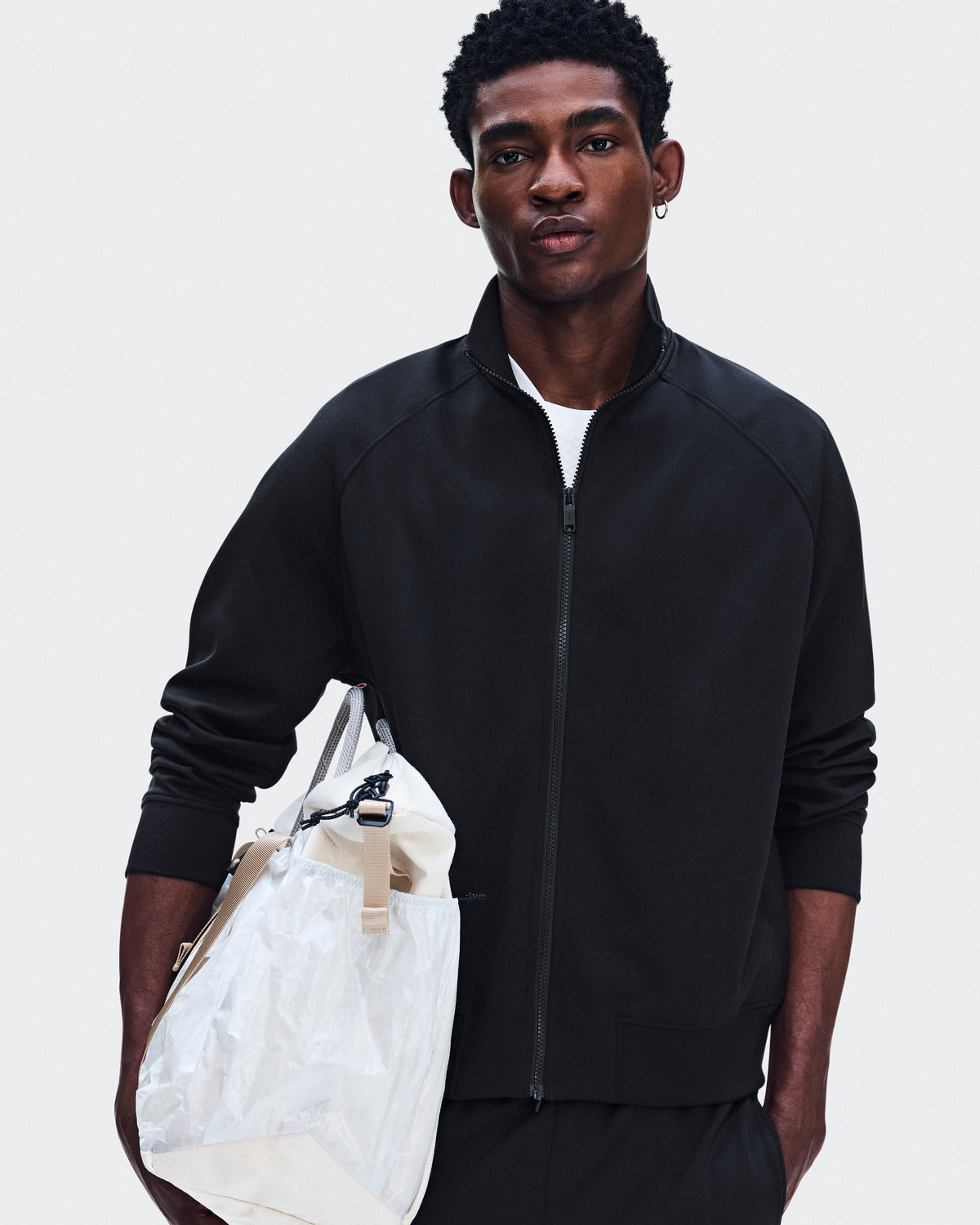 On Courtside Full-Zip Black