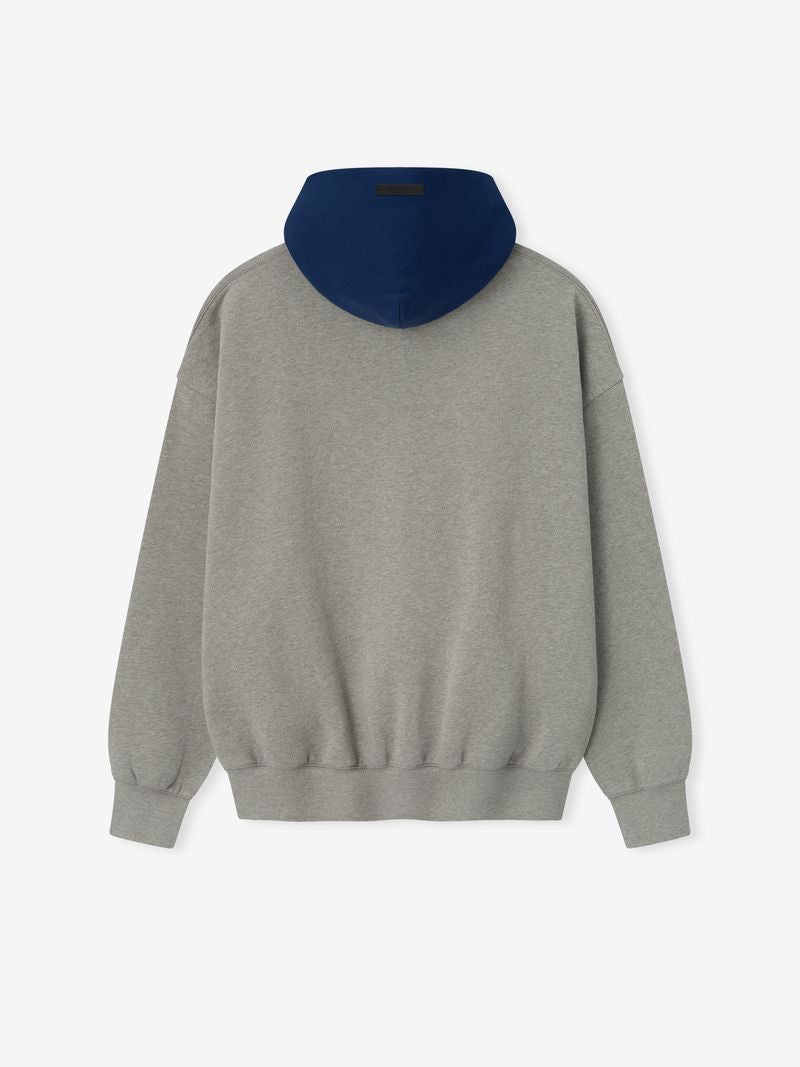 Essentials Nba Sport Hoodie Concrete Heather/ Estate Blue