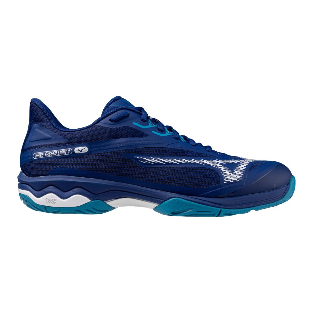 Mizuno Wave Exceed Light 2 Ac Men's Tennis Shoe Bellwether Blue White