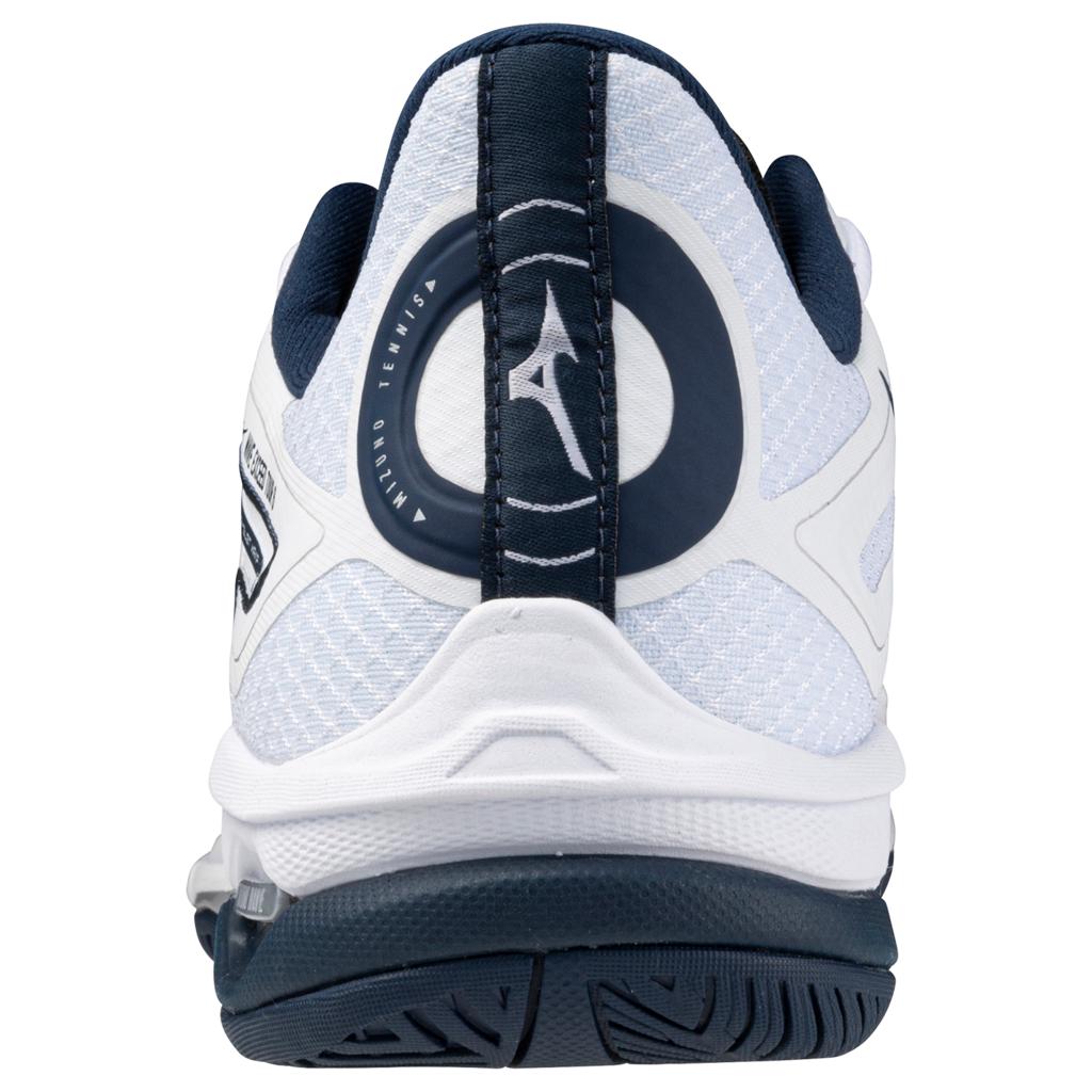 Mizuno Wave Exceed Tour 6 Ac Men's Tennis Shoe White Dress Blue