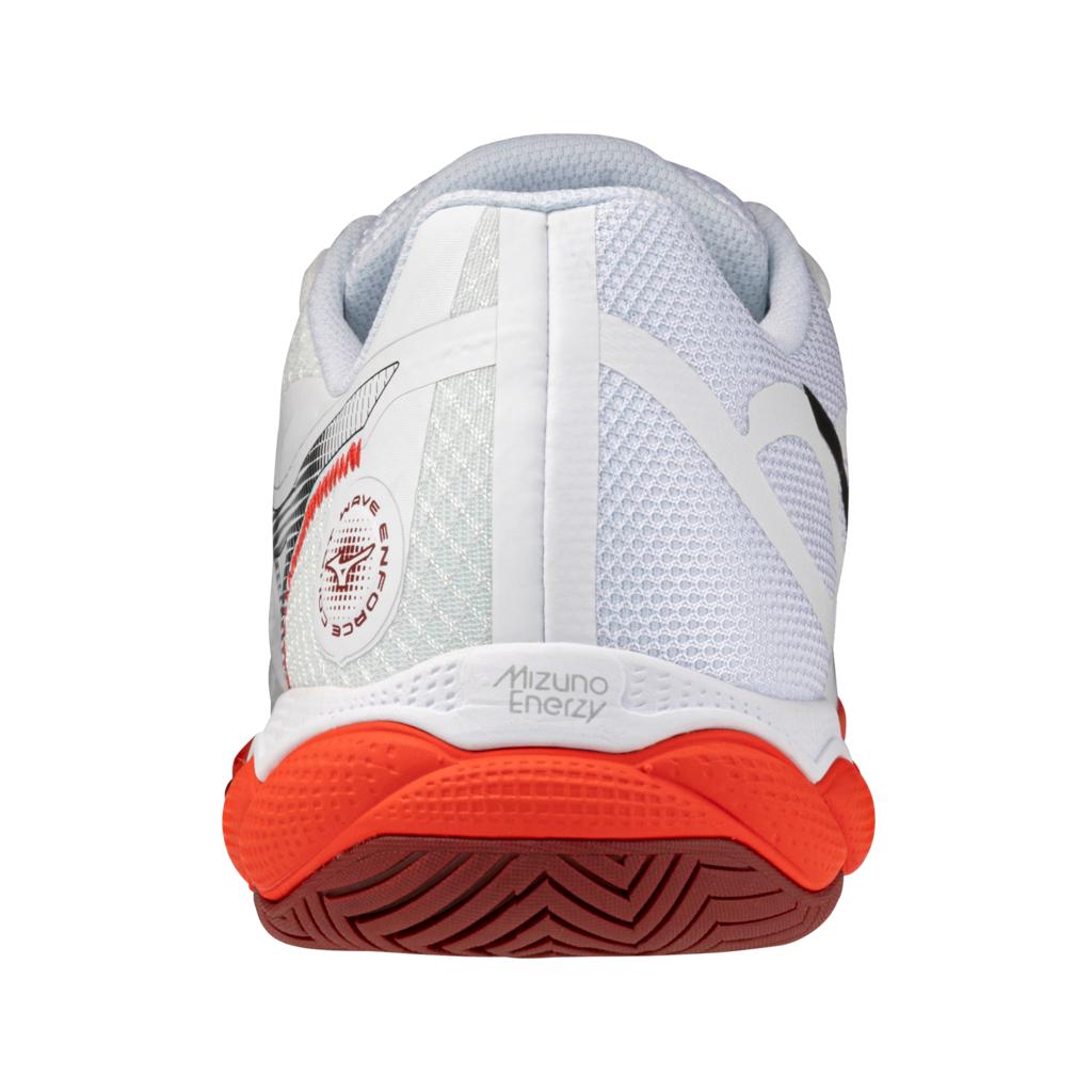 Mizuno Wave Enforce Court Ac Men's Tennis Shoe White Fiery Red