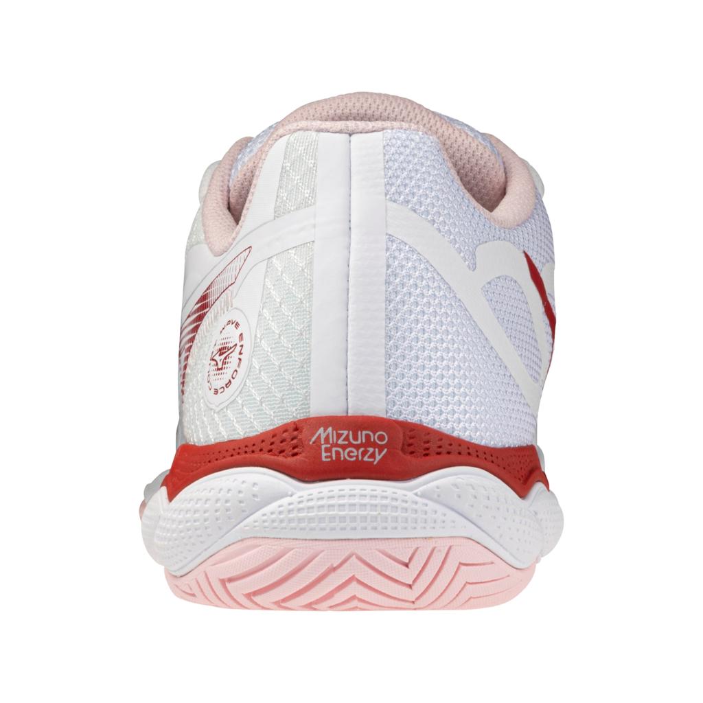 Mizuno Wave Enforce Court Ac Women's Tennis Shoe White Pinkesque