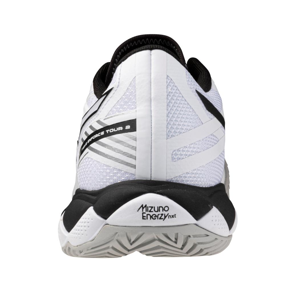 Mizuno Wave Enforce Tour 2 Ac Men's Tennis Shoe White Black