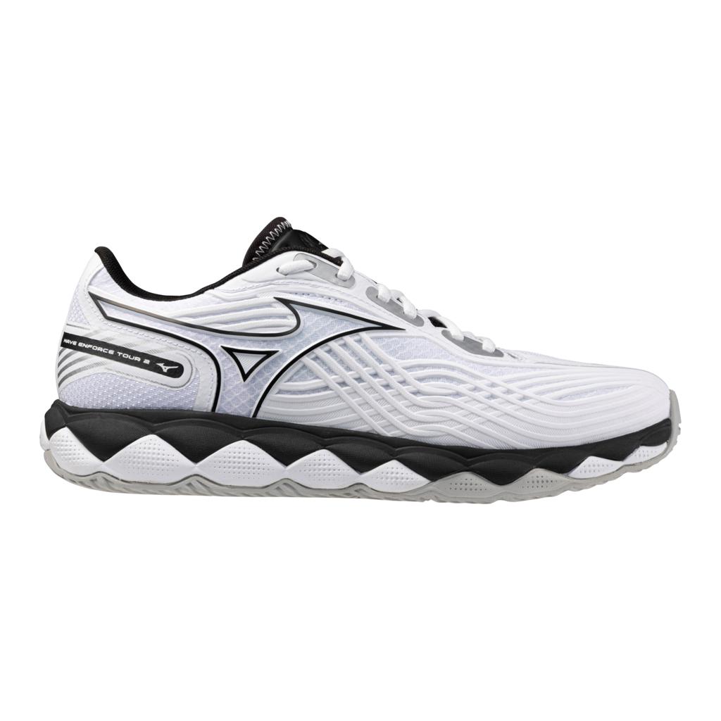 Mizuno Wave Enforce Tour 2 Ac Men's Tennis Shoe White Black