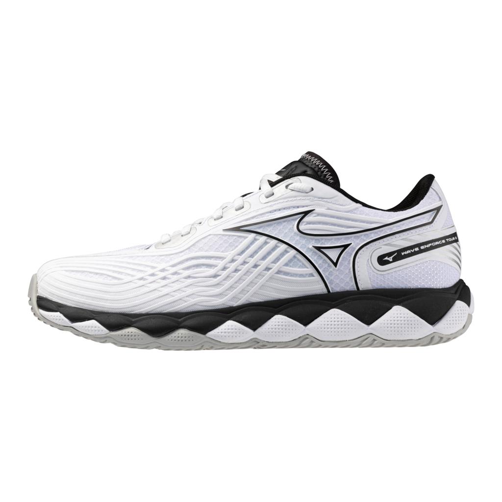 Mizuno Wave Enforce Tour 2 Ac Men's Tennis Shoe White Black