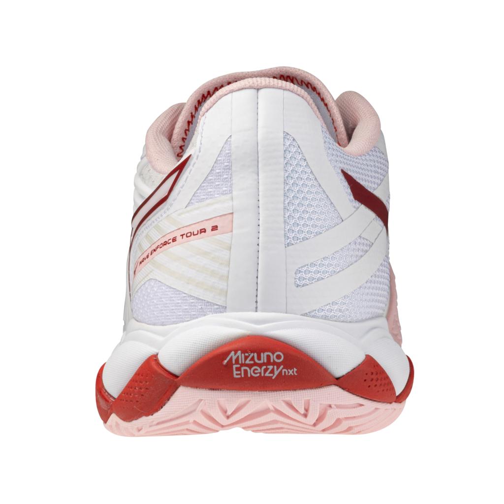 Mizuno Wave Enforce Tour 2 Ac Women's Tennis Shoe White Pinkesque