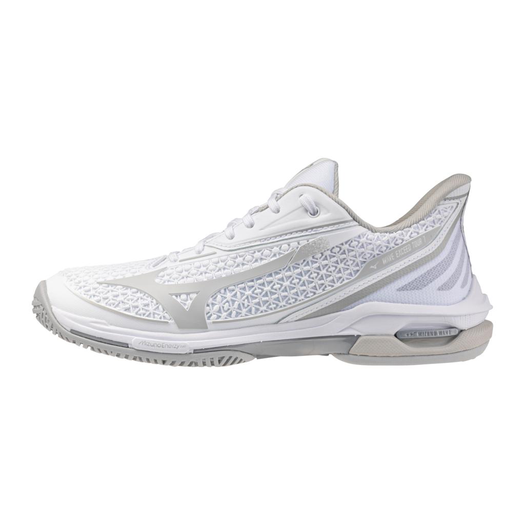 Mizuno Wave Exceed Tour 7 Ac Women's Tennis Shoe White Harbor Mist