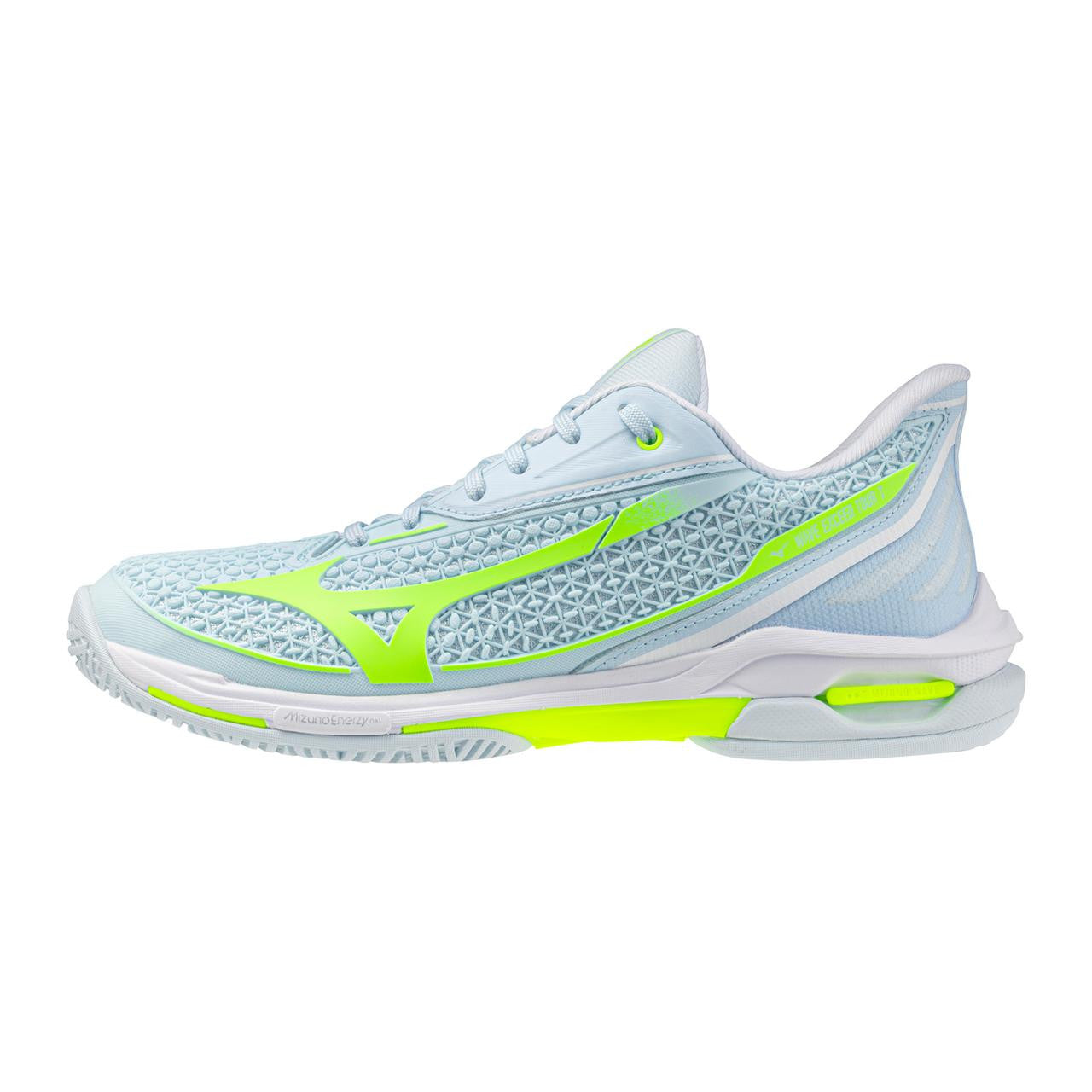 Mizuno Wave Exceed Tour 7 Ac Women's Tennis Shoe Phantom Green Glowing Apple