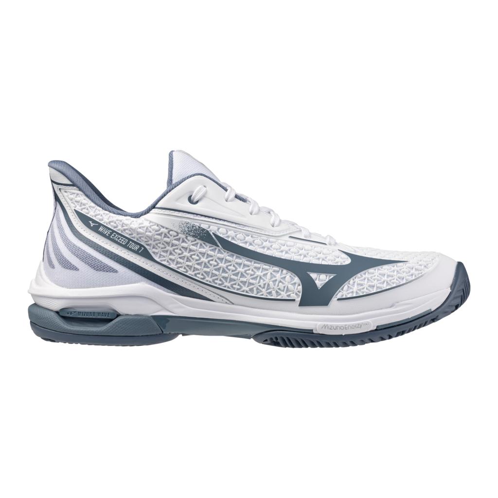 Mizuno Wave Exceed Tour 7 Cc Clay Court Men's Tennis Shoe White China Blue