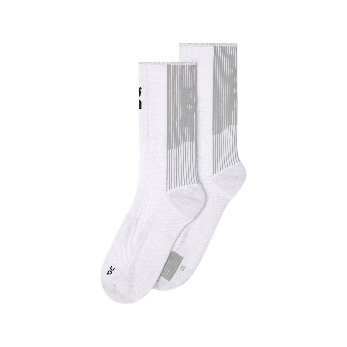 On Performance Run Sock High White | Glacier