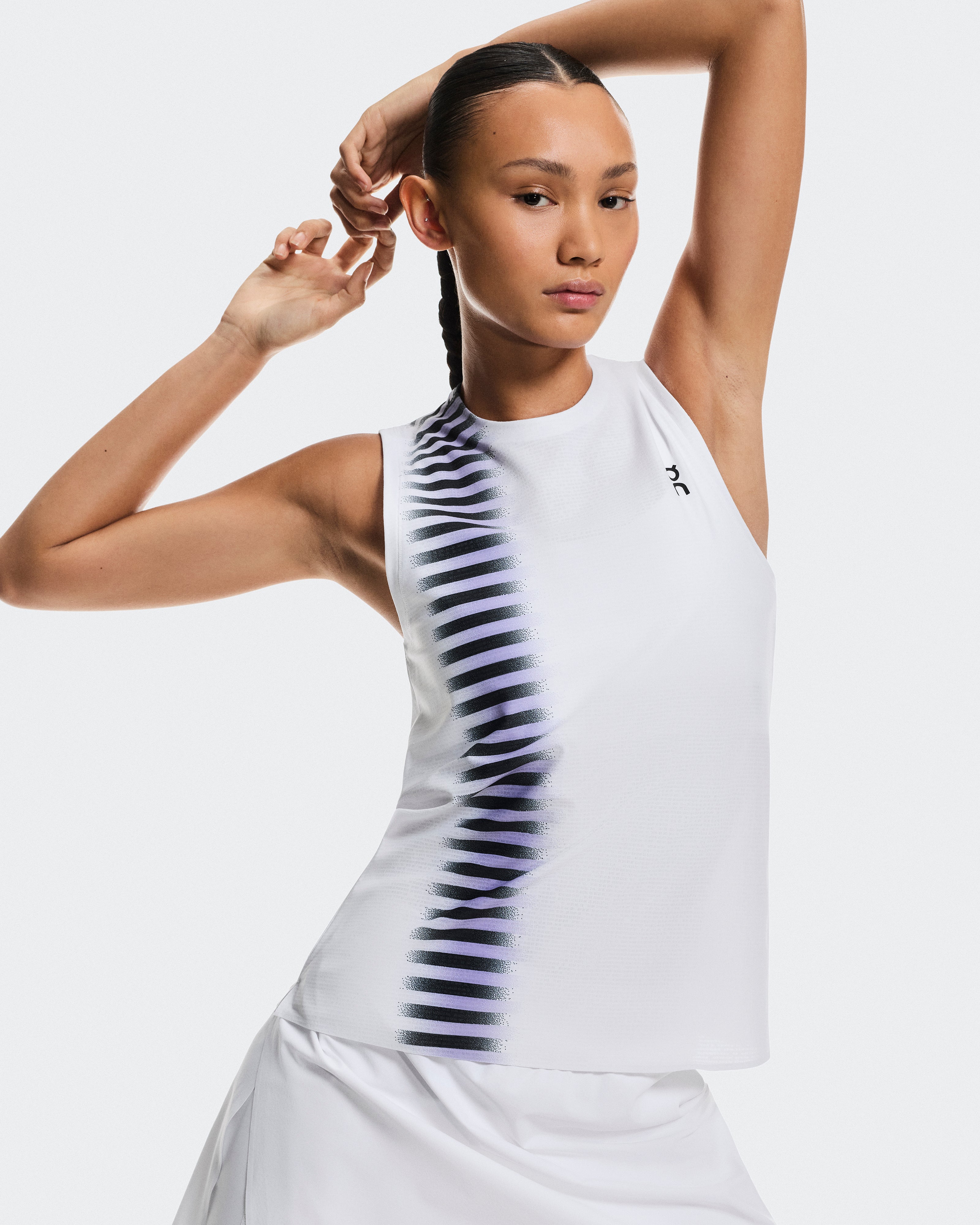 On Court Tank Edge White | Black (Women'S)