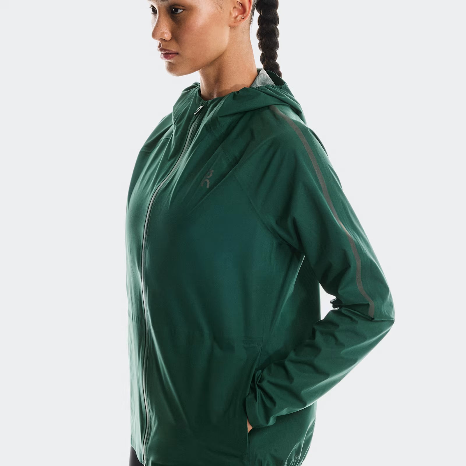 On Performance Jacket Waterproof Spirulina (Women'S)