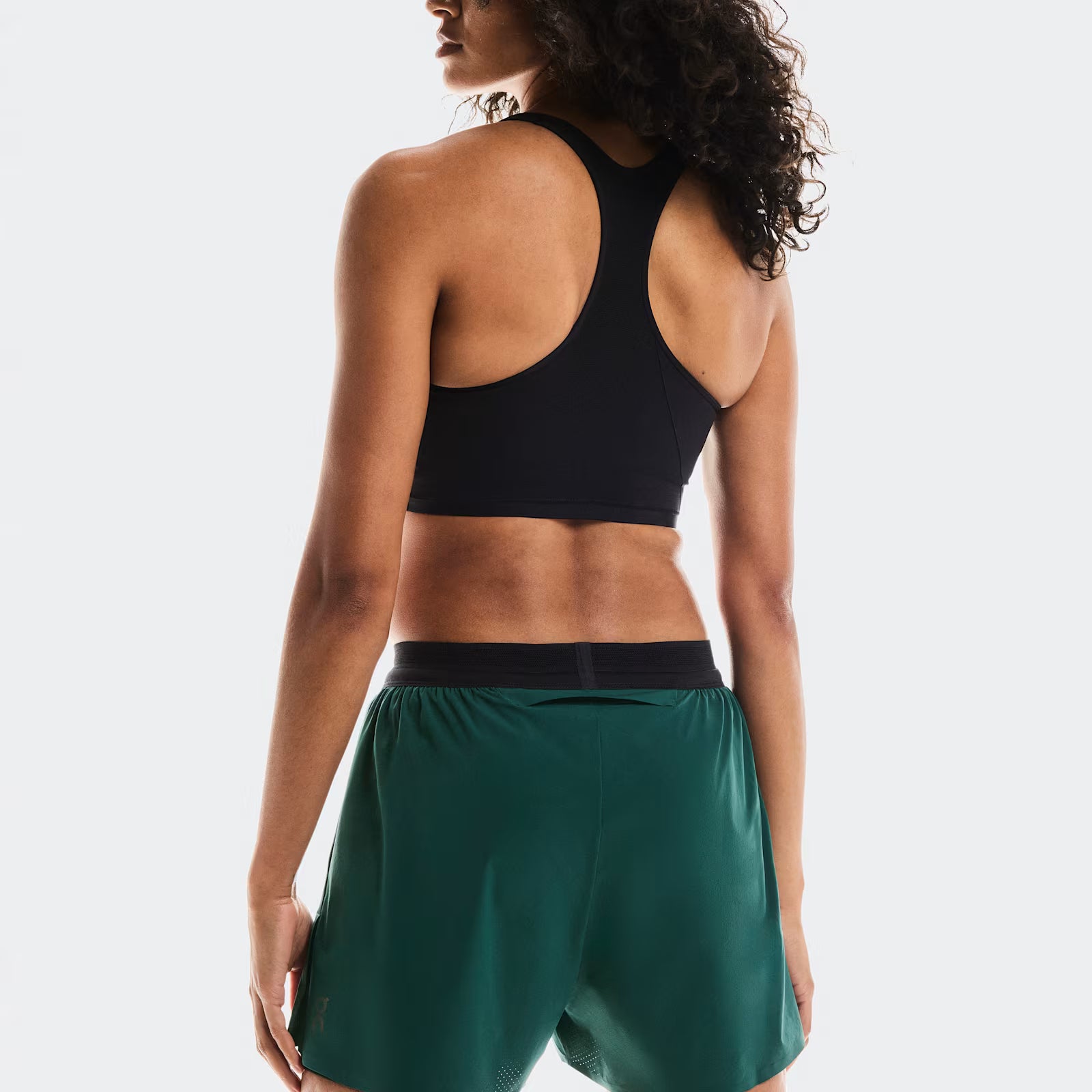 On 3" Performance 2/1 Shorts Spirulina | Black (Women'S)
