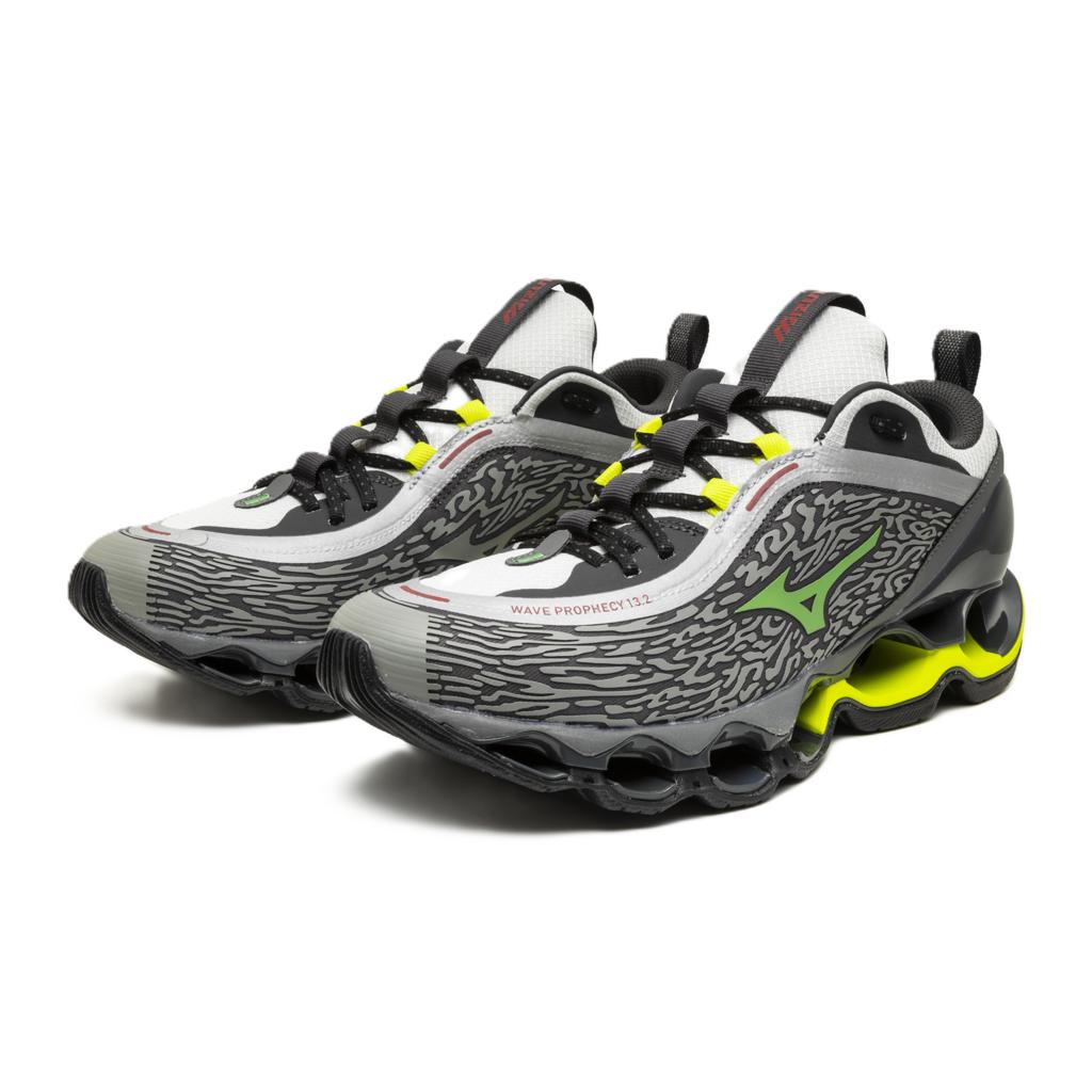 Mizuno Wave Prophecy 13 2 Sportstyle Sneaker Quiet Shade Vibrant Green