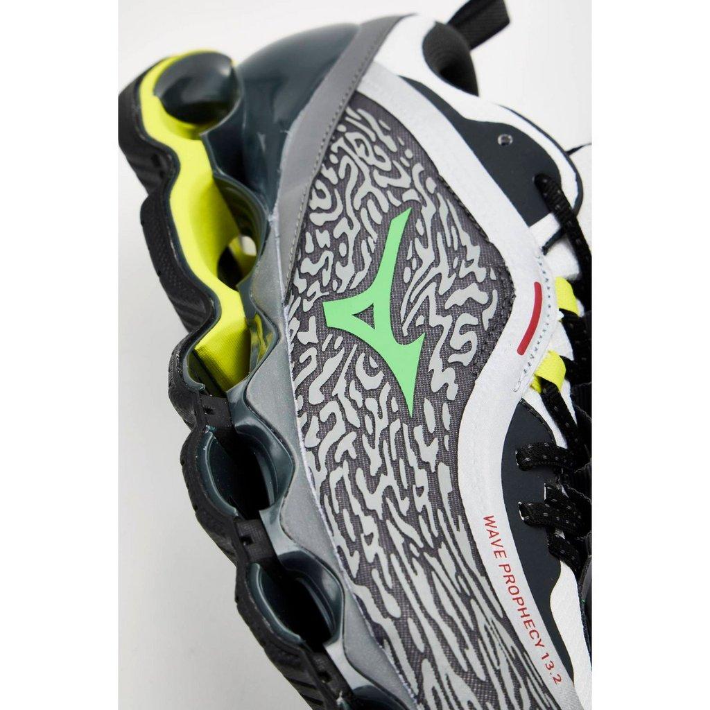 Mizuno Wave Prophecy 13 2 Sportstyle Sneaker Quiet Shade Vibrant Green